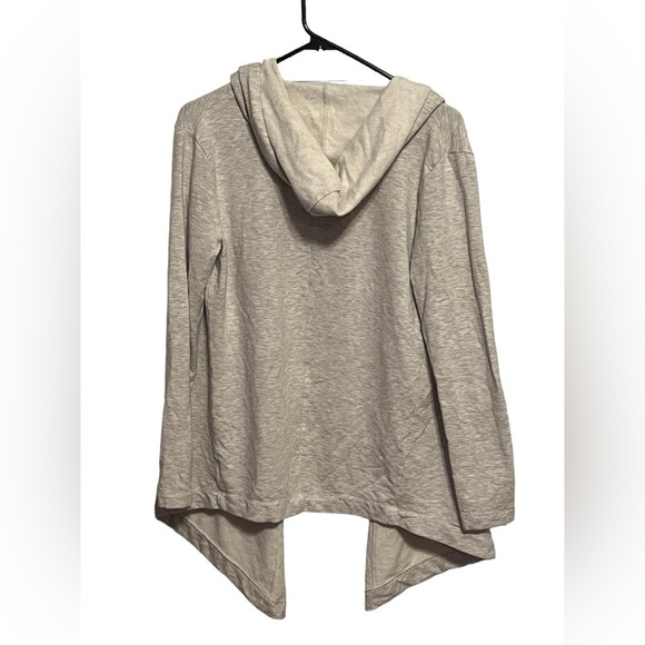 Athleta Vista wrap hoodie sweatshirt in heather gray - Picture 4 of 10